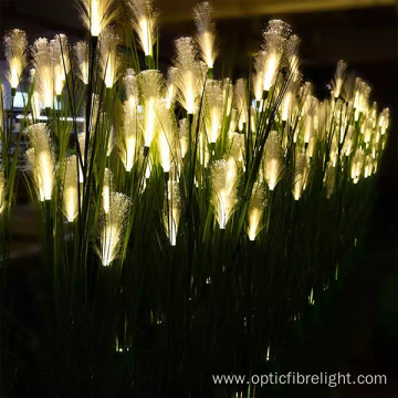 Reed fiber optic light for floor